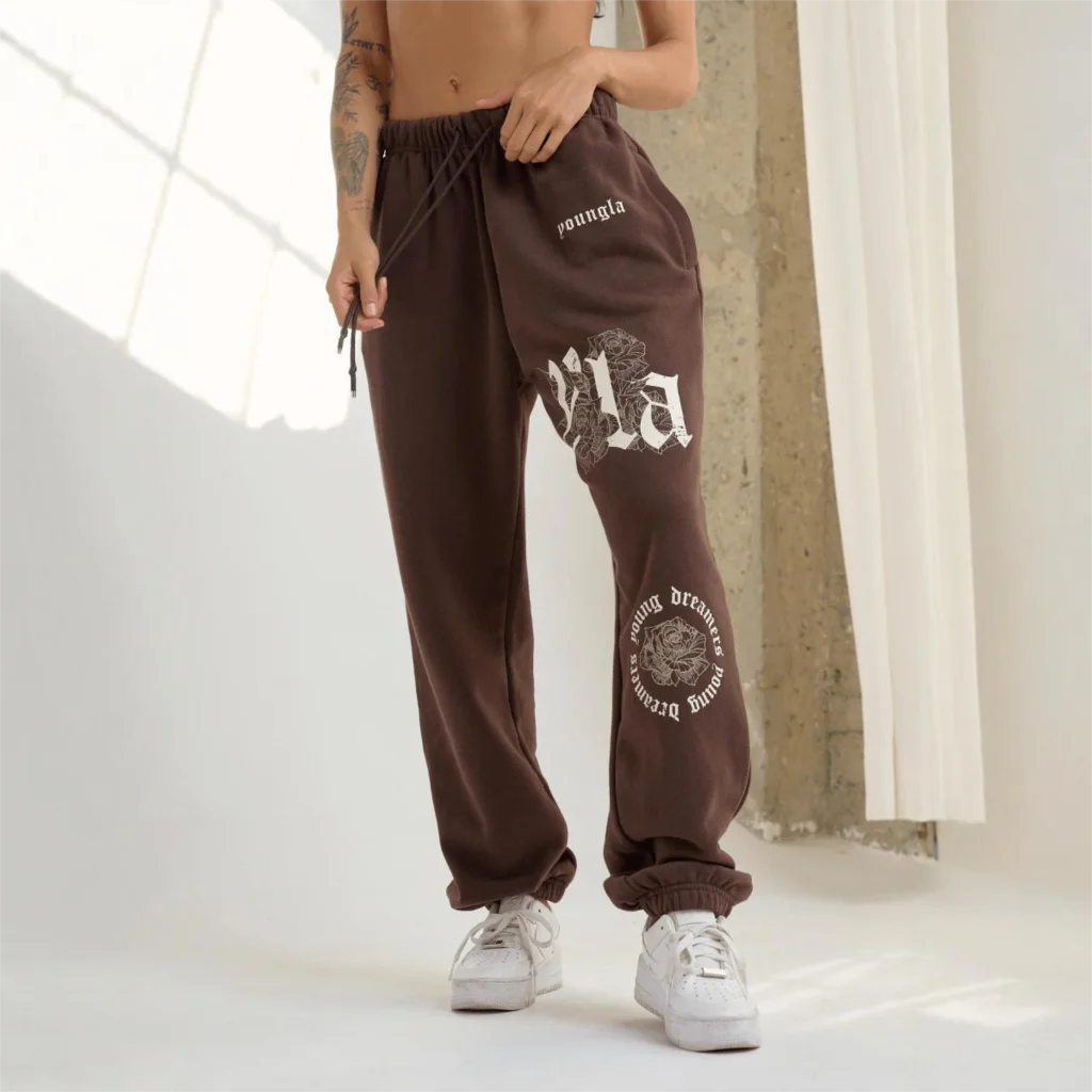 Spring And Autumn New Men's Women's Sports Pants Outdoor Jogging Fitness Casual Pants Printed Waist Drawstring Pencil Pants