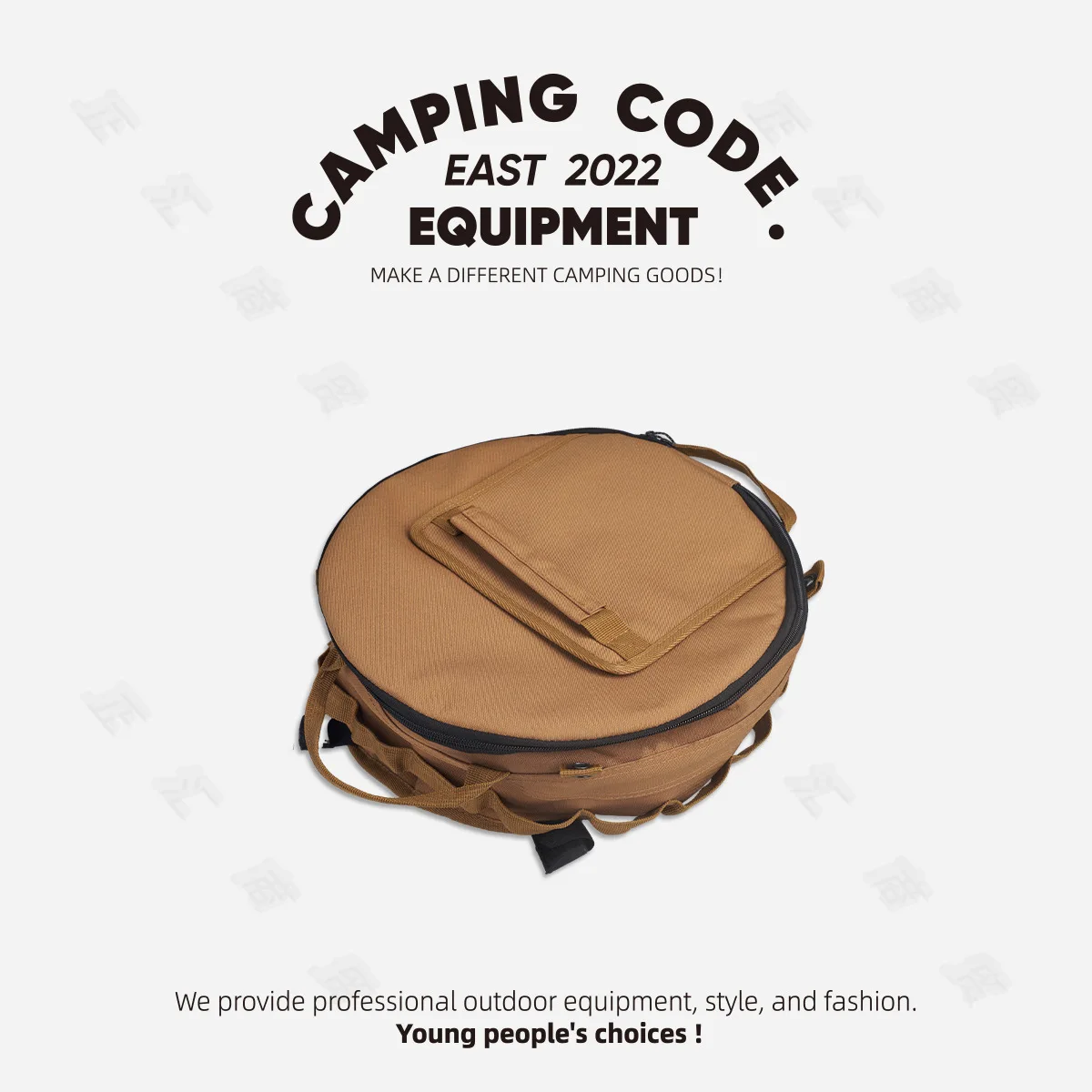 Foldable Compression Outdoor Camping Ice Bucket Portable Portable Car Drum Thermal Insulation and Cold Preservation Bag