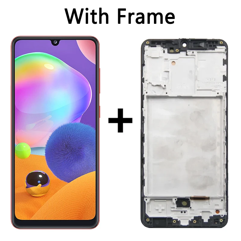 Imagem -05 - Super Amoled Lcd Touch Screen para Samsung A31 A315 Digitalizador Assembly Sm-a315f ds com Impressões Digitais