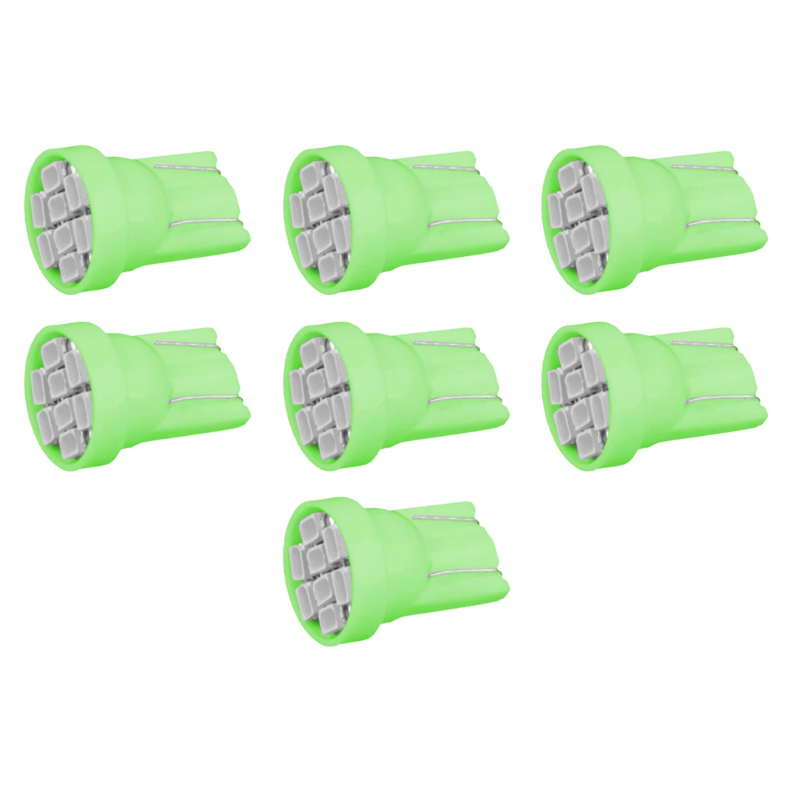 

7 шт. зеленая светодиодная лампа приборной панели, подходит для Ford Mustang 1987-1993 T10 147 152 158 159 161 168 175 184 192 193 W5W