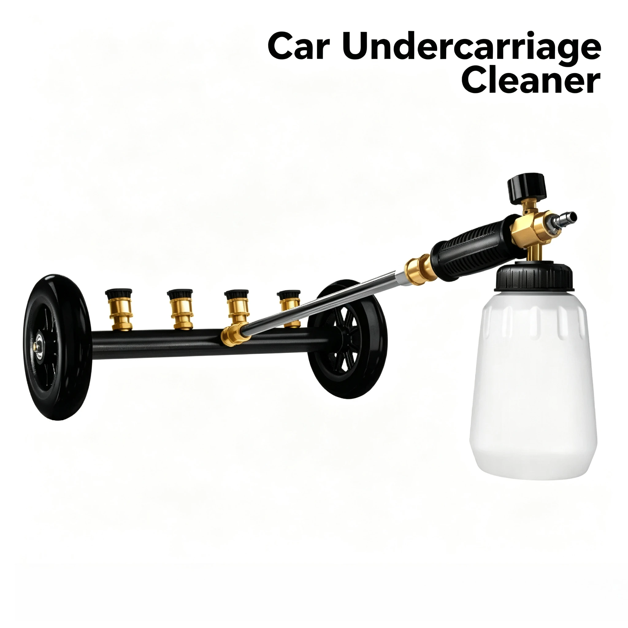 1/4 Quick Plug High Pressure Chassis Cleaning Nozzle Car Underbody Bottom Washer Sprayer For Auto Beauty Washing Equipment