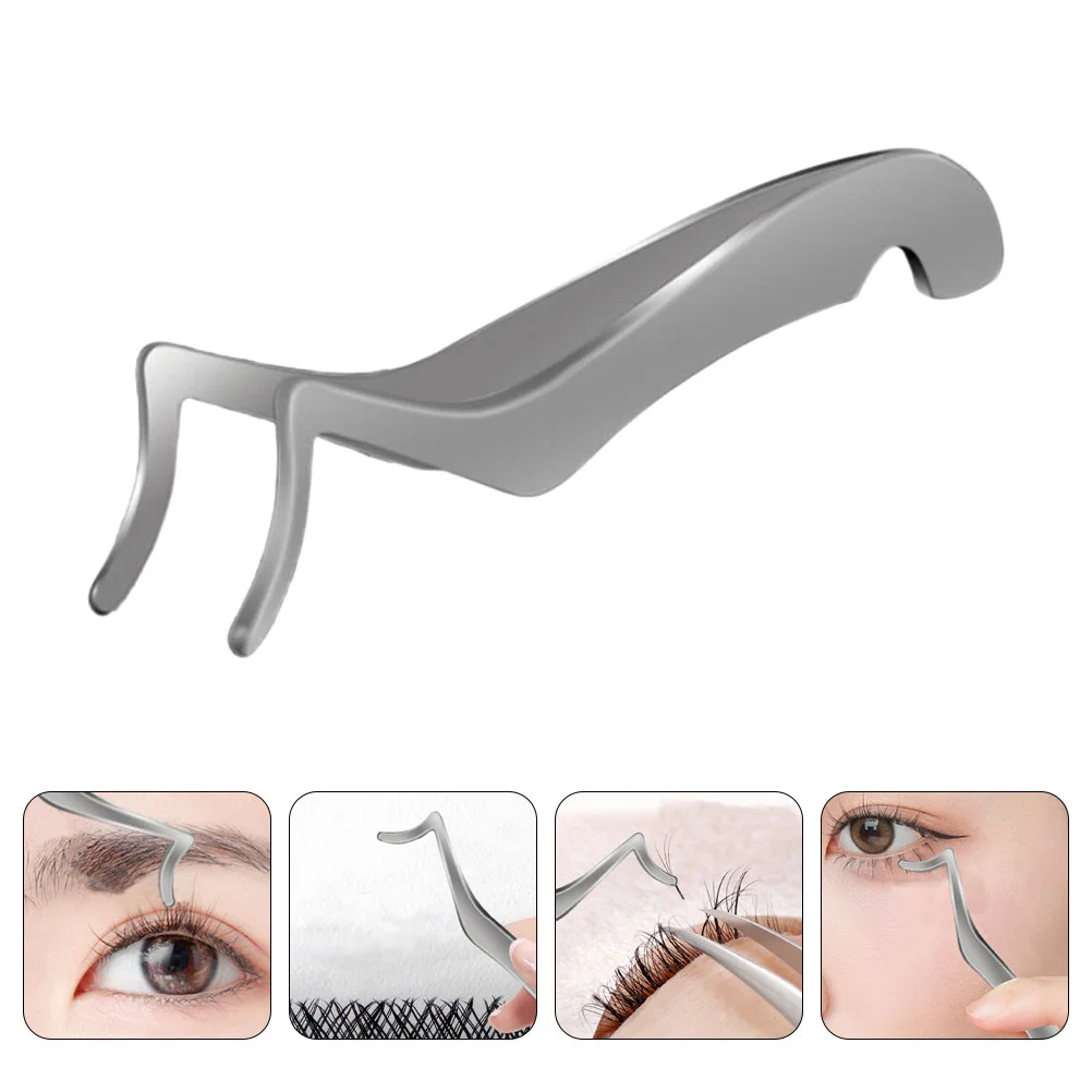 Eyelash Curler Eyebrow Makeup Tweezer Stainless Steel Tool Holder Human Body Applicator Miss Tweezers