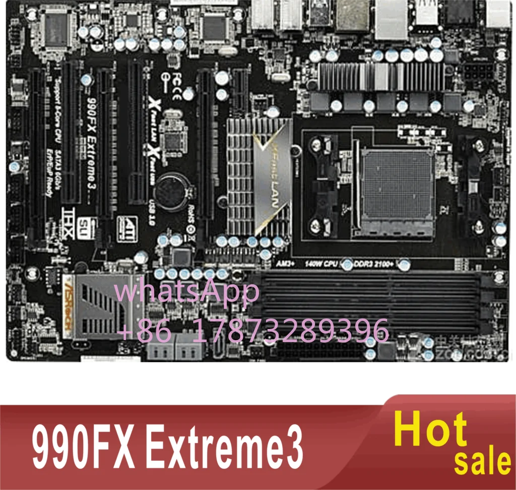 Socket AM3+ 990FX Extreme3 Motherboard 32GB DDR3 ATX Mainboard 100% Tested Fully Work