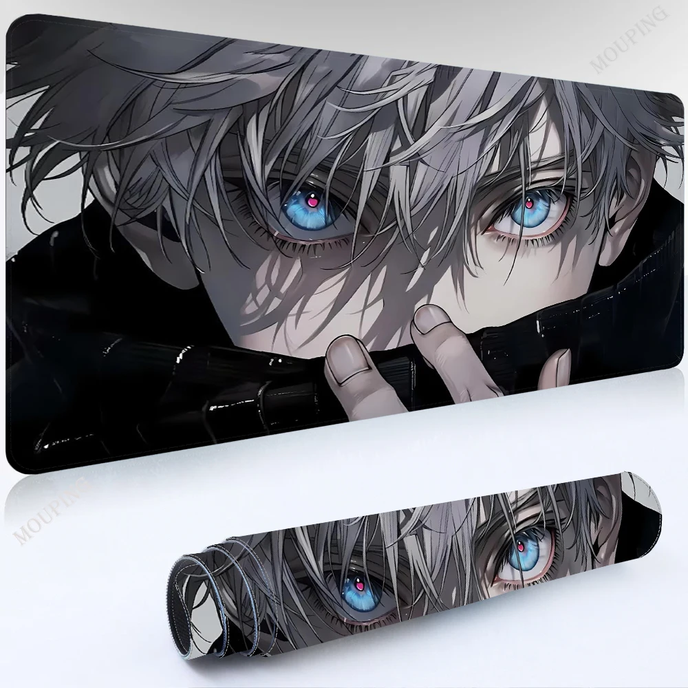 

Mouse Pads Black Art Kawaii Gaming Anime Mouse Mats Setup Gamer Accessories Table Rug Deskmat Mat Pad on The Table Keyboard Rug