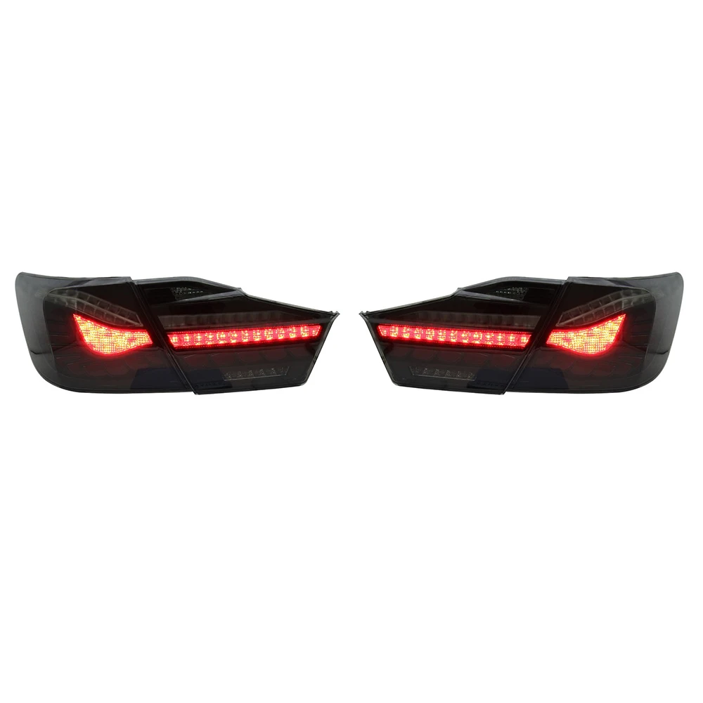 Car LED Plug And Play Rear Tail Lamp With Brake Lamp+ Turn Lamp+Reverse Lamp For Toyota Camry 2012 2013 2014 7th Taillight view 3
