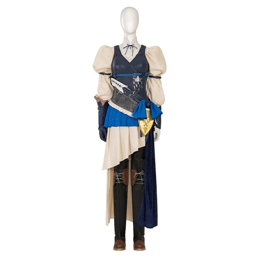 

Jill Warrick Cosplay Costume Final Fantasy XVI FF16 Outfit Women Shirt Dress Pants Suits Halloween Carnival Party Suit