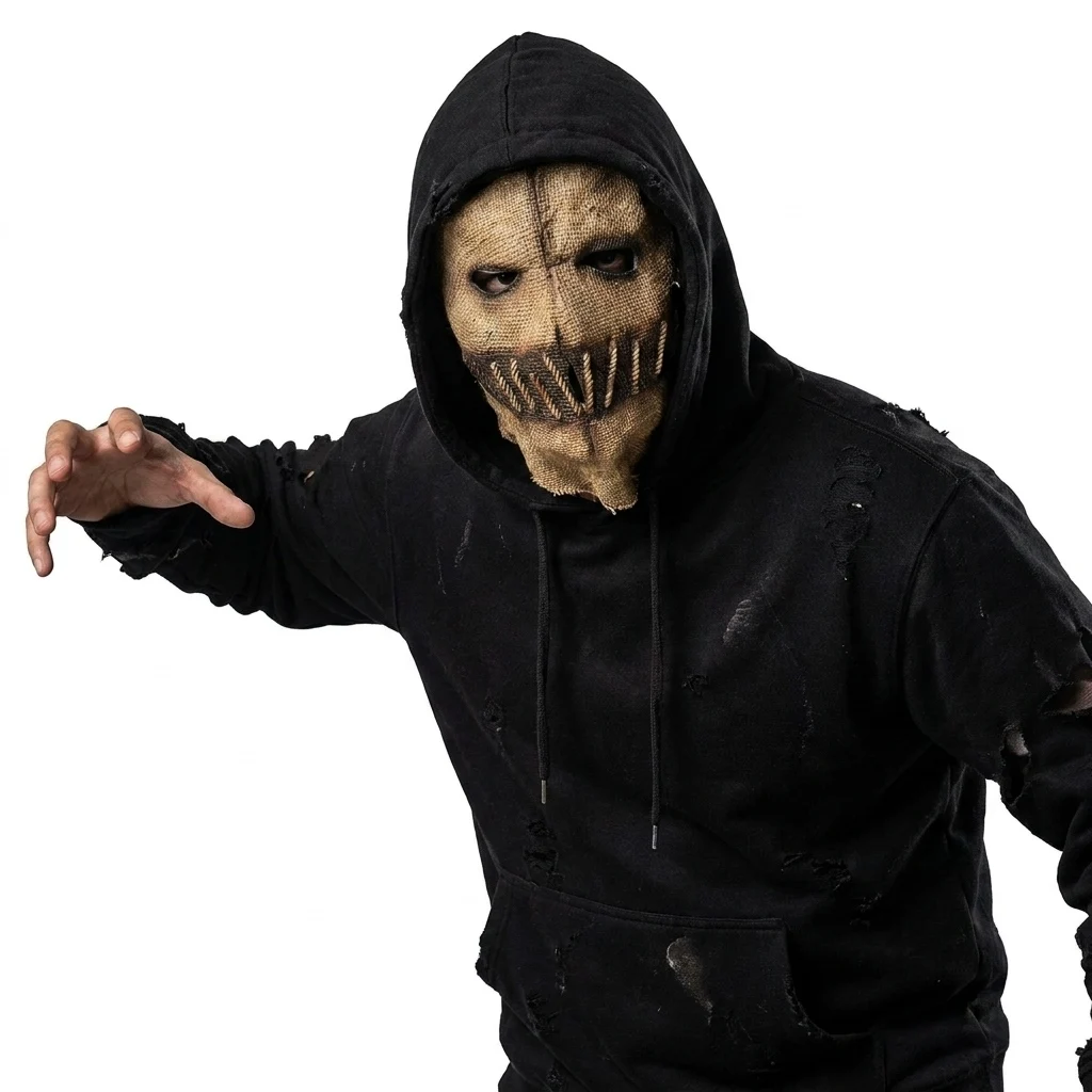 Halloween Scarecrow Demon Killer Mask Cosplay Horror Burlap Skull Masks Halloween Carnival Dress Up Party Costume Props