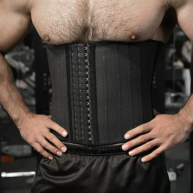 Man Shaper Waist Trainer Cincher Corset Male Body Modeling Belt Tummy Slimming Strap Sport Gym Fitness Compression Shapewear