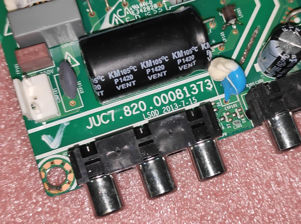 JUC7.820.00081373 Three in one TV motherboard tested well Taking physical photos