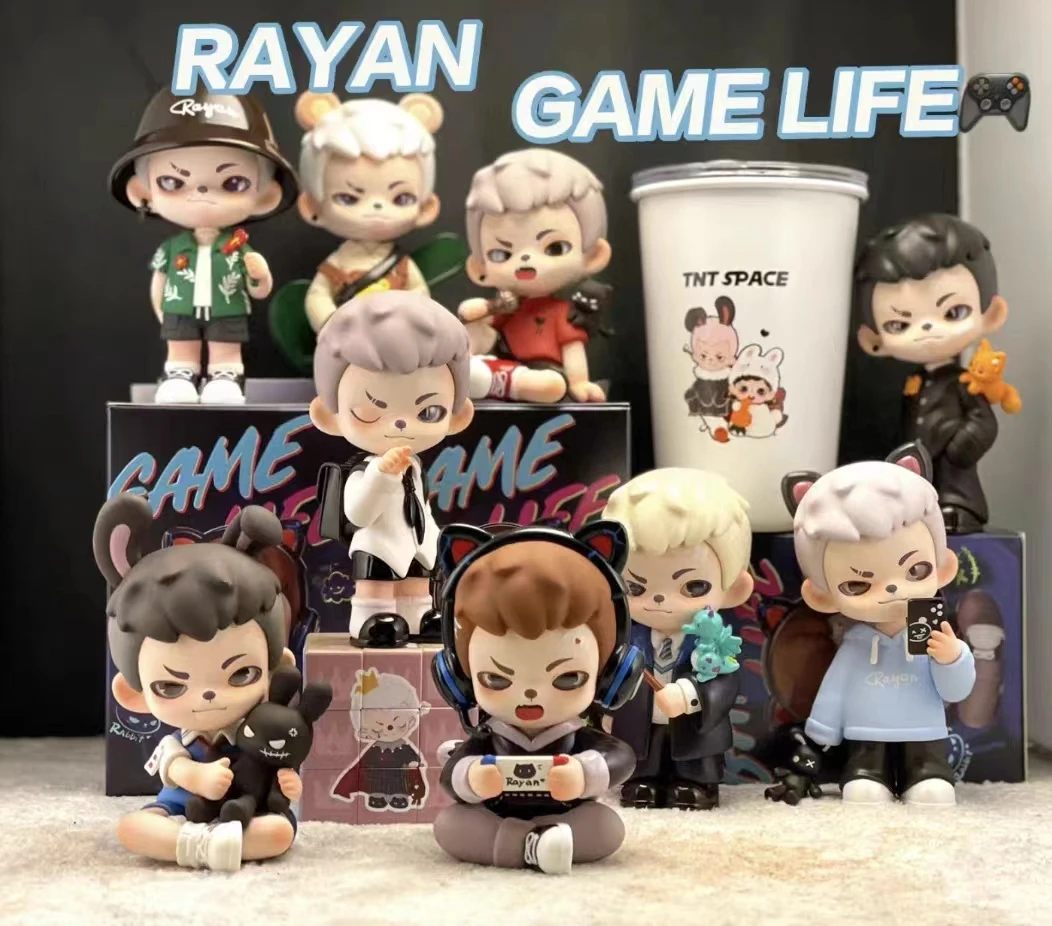 

Оригинальные модели игрушек Rayan Game Life, модель с подтверждением стиля, милые Аниме фигурки, Подарочная коробка сюрпризов