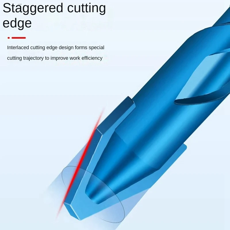 مجموعة مثقاب غريب الأطوار برأس ، متعددة الأغراض ، مركزة على الزجاج والخرسانة والسيراميك والطوب ، 10 *