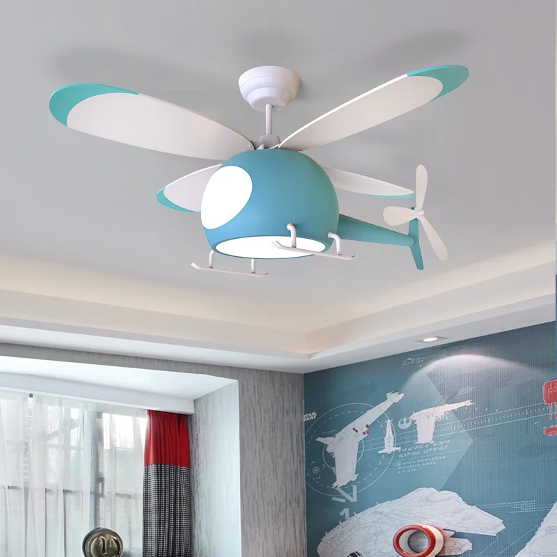 Modern Minimalist LED Home Ceiling Light Cream Cartoons Cute Airplanes Art Creative Lamps for Living Room Decoration Chandelier