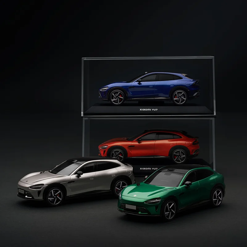 Nowy Oficjalny Model Samochodu Xiaomi Yu7 Odlewany ze Stopu Metali, Skala 1:43, Symulacja Kolekcjonerskiego Mikro Pojazdu, Personalizowane Zabawki Dla Dzieci