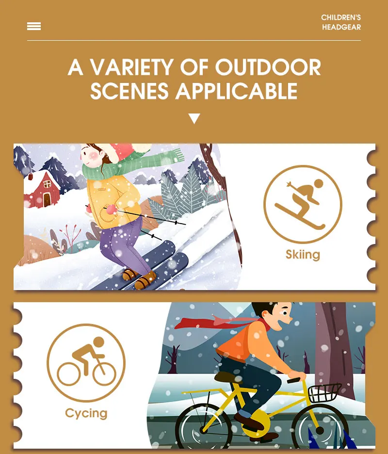 WEST BIKING Jugend-Winter-Sturmhaube, atmungsaktive Outdoor-Sport-Gesichtsmaske, Fleece-Halswärmer zum Radfahren und Skifahren, niedlicher Cartoon-Druck – Detail 14