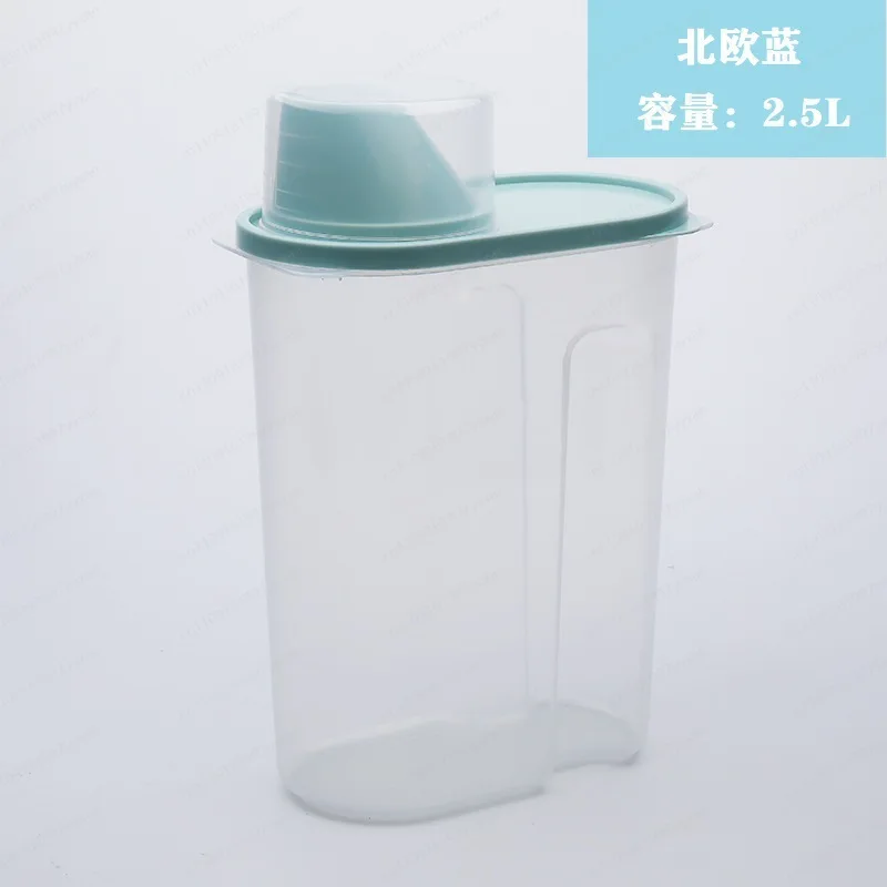 

Pet food storage bucket 2.5L dog cat freeze-dried snack storage tank