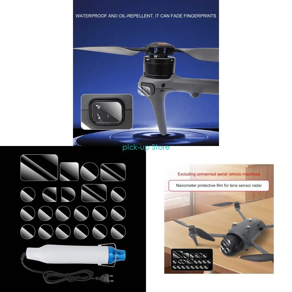 

Q5WA Advanced Hydrophobic Surfaces Protectors Пленка для 4 активированного тепла БПЛА