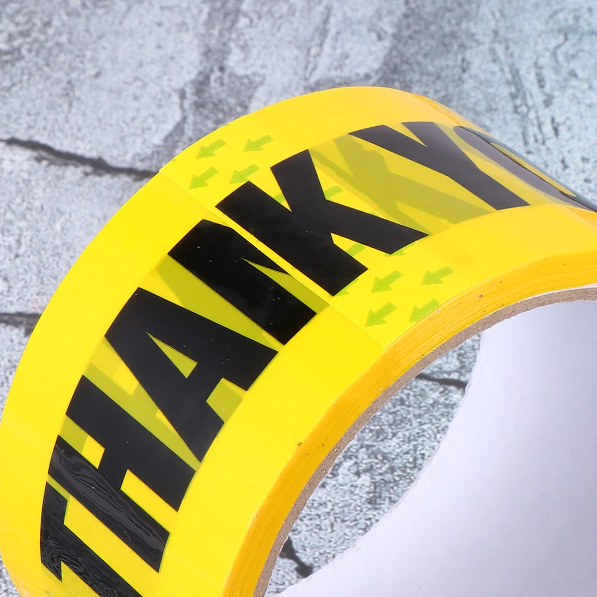 1 لفة صفراء للسلامة شديدة التحمل ذاتية اللصق تحذير لحواجز العمل على الطرق مقاومة للانزلاق حاجز مانع لتسرب الماء #6