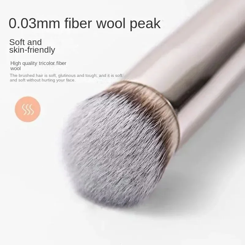 Make-up-Pinsel, Foundation, Concealer, abgewinkelt, nahtlos, Abdeckung, synthetischer dunkler Kreis, flüssige Creme, Kosmetik, Konturpinsel, Beauty-Tool