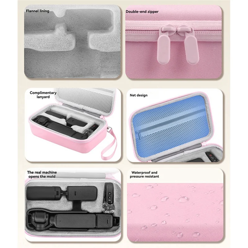 

A10R для DJI Osmo Pocket 3, чехол для переноски, универсальная дорожная сумка для хранения аксессуаров Forpocket3, стандартная защита упаковки B