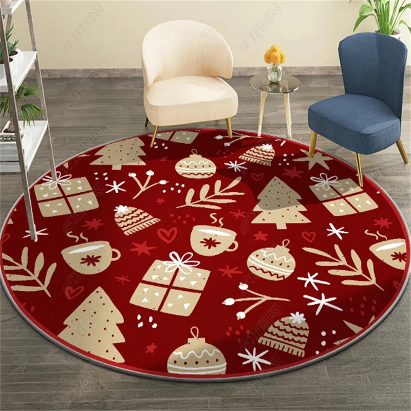 Non-Slip Fluffy Soft Carpets for Living Room, Round Carpet for Sofa, Coffee Table, Home Decoration, Bedroom Bedside Rug,