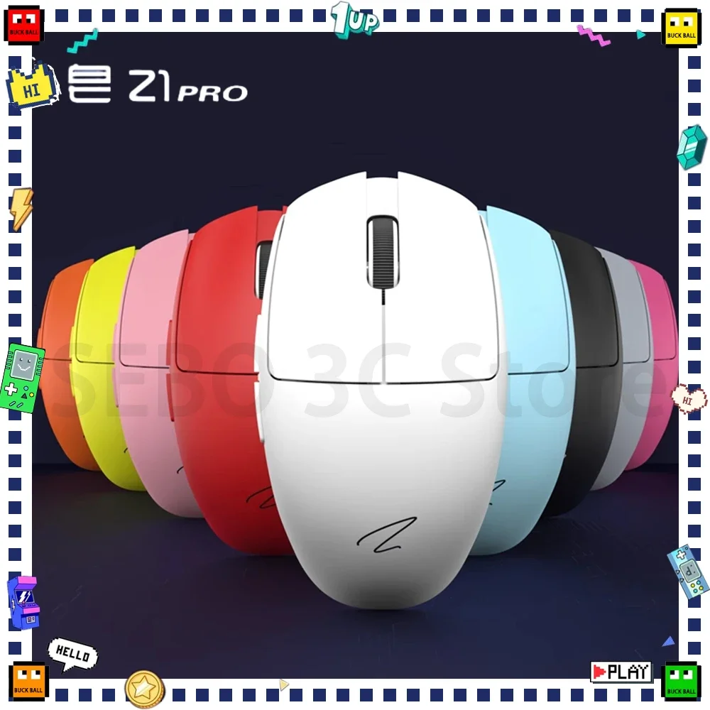 

Zaopin Z1 Pro Dual Mode Wireless Mouse Paw3395 Lightweight E-Sports Hollow Out Mouse Ergonomics Pc Accessories Gaming Mice Gifts