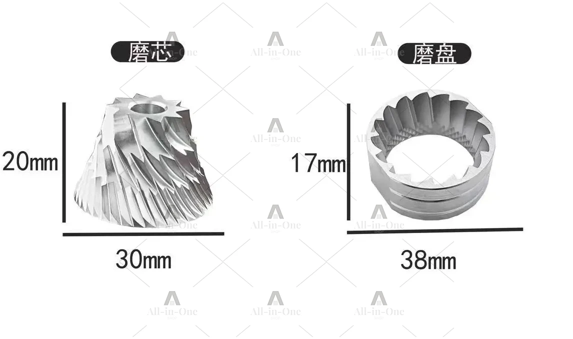 Grinding machine blade SUS440/SUS420 stainless steel grinding core, high grinding machine accessories, replaceable disc