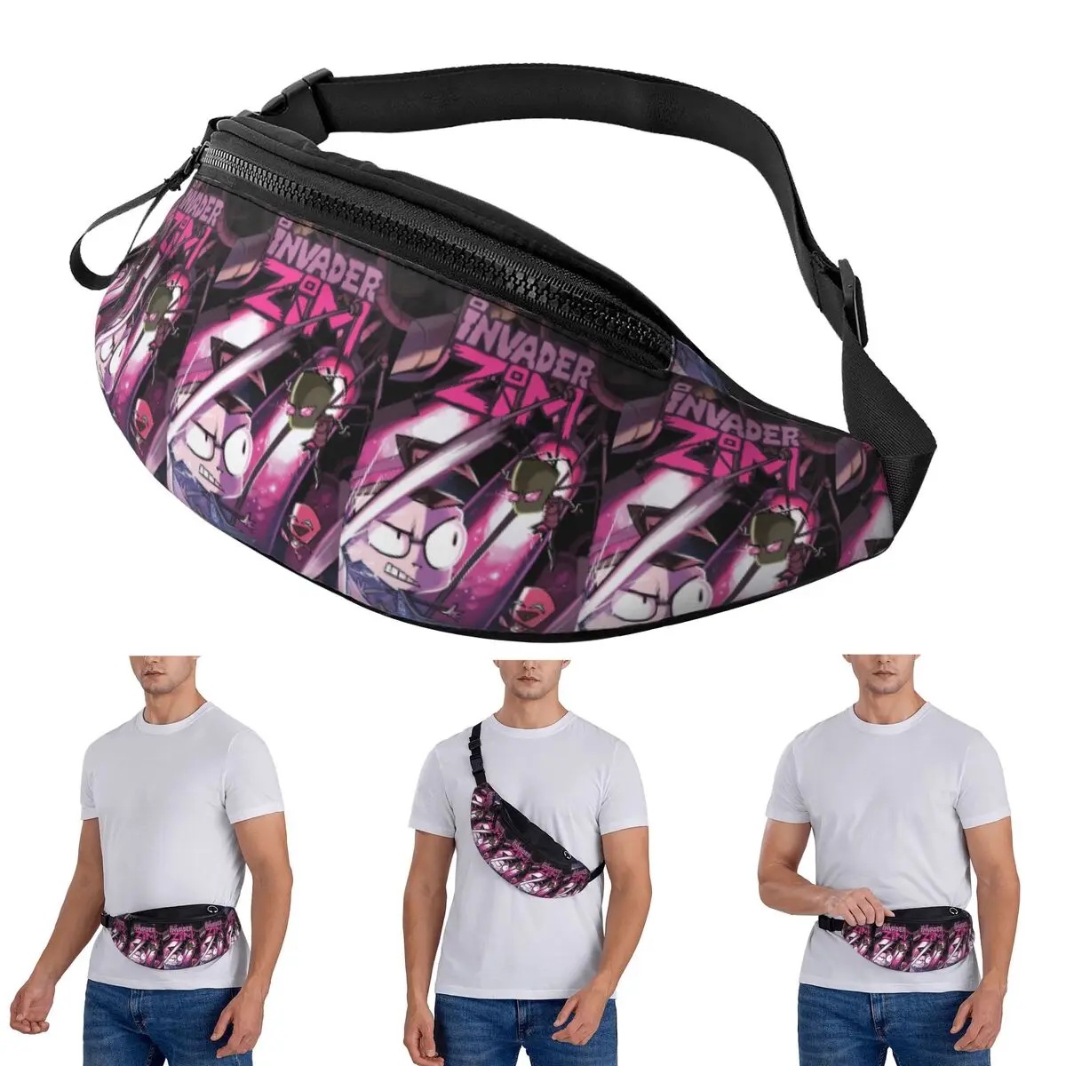 bolsa-de-cintura-crossbody-invader-zim-homens-mulheres-fanny-pack-viajando-correndo-dinheiro-bolsa-de-telefone