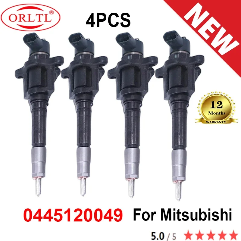 ORLTL Diesel Original Injector 4M50 0445120049 ME223750 0 445 120 049 ME223002 For Mitsubishi Canter 4.9L4PCS