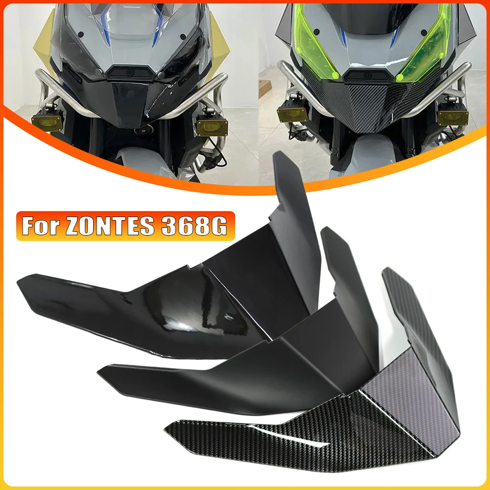 

Motorcycle Front Nose Fairing Beak Extender Cowl Protector Fender Cover for ZONTES 368 G 368G Front Fairing Winglets Aerodynamic