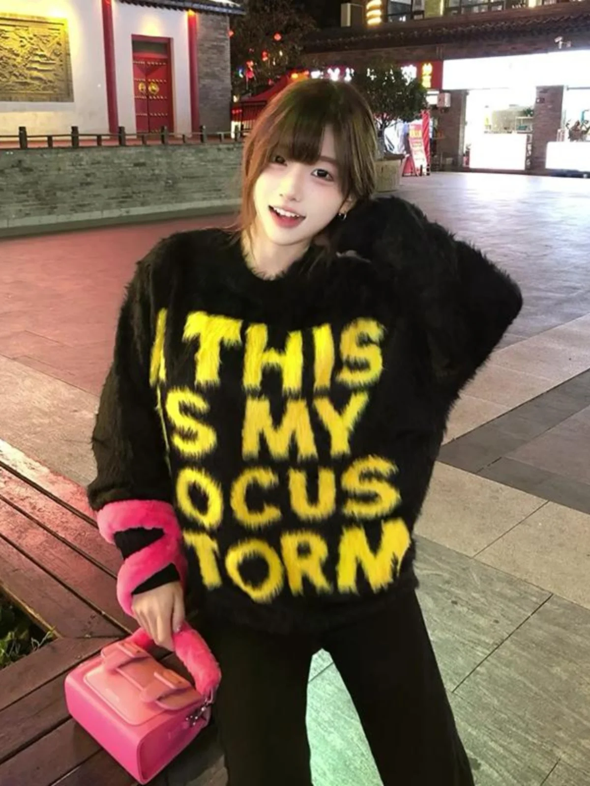 

Мужской вязаный свитер из бархата Bla Mink, зимний, утепленный, в стиле кэжуал, высококачественный, для пар, из полиэфирного волокна, с длинными рукавами, круглый вырез