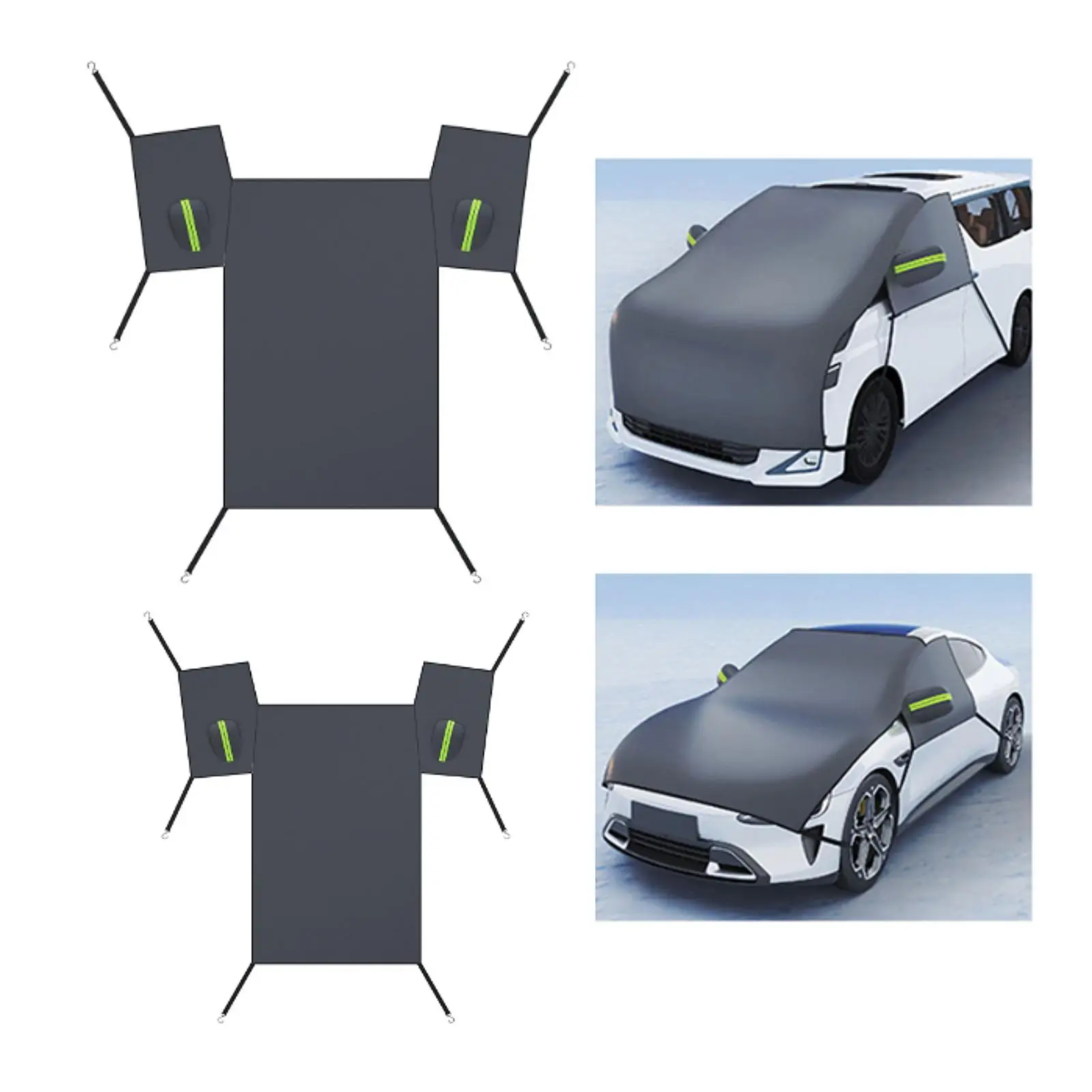 

Generic Car Windscreen Snow Cover Heat Insulation Windshield Snow Cover