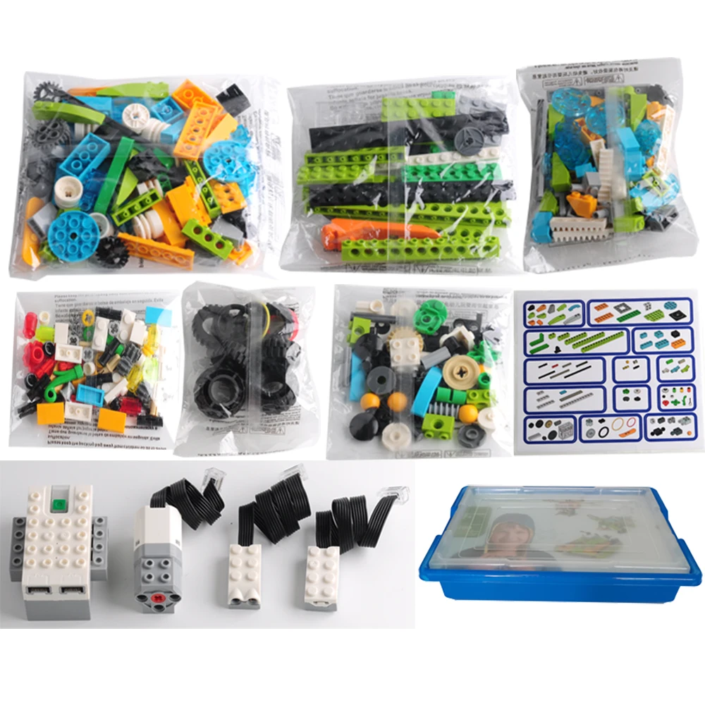 

DIY Programed Robotics 45300 Electronic Bricks Children's Fun Electric STEM Toys compatible with WEDO2.0 without case