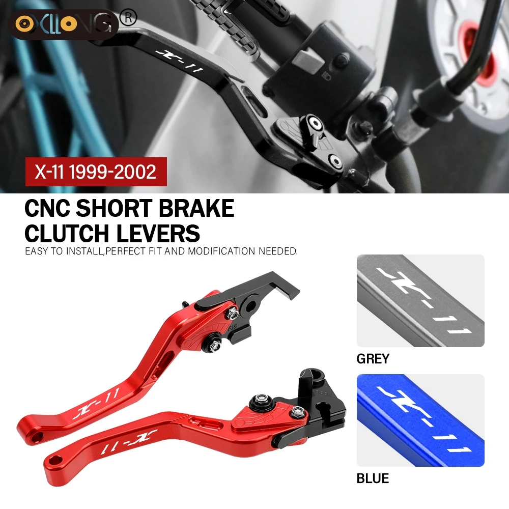 

Brakes CNC Aluminum Motorcycle Short Brake Clutch Levers Accessories Parts For YAMAHA X-11 X11 1999 2000 2001 2002