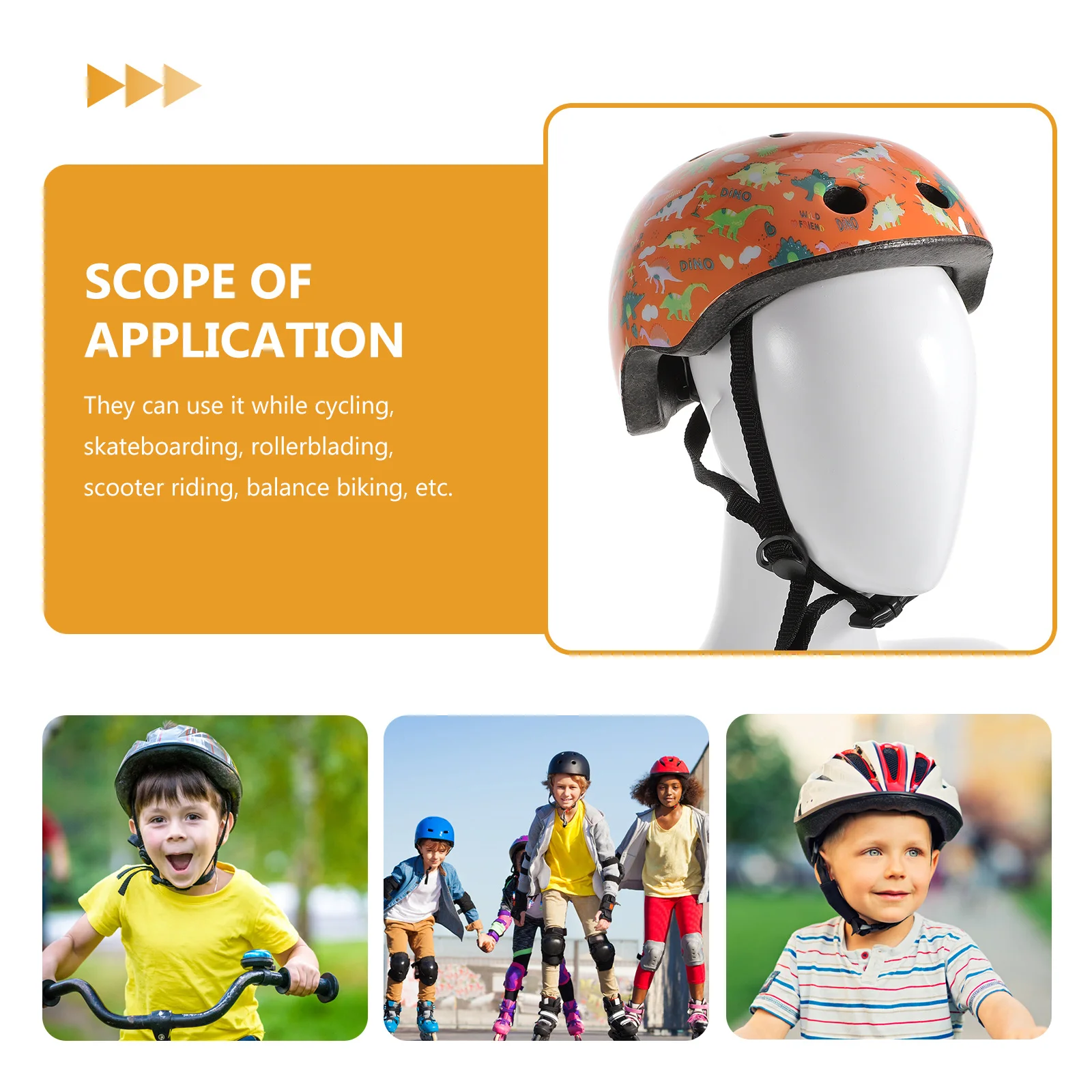 

Детский велосипед, регулируемый, 50-53 см, прочный, из ПВХ-пены, с амортизацией, вентилируемый дизайн, для езды на велосипеде, катания на коньках, скейтборде