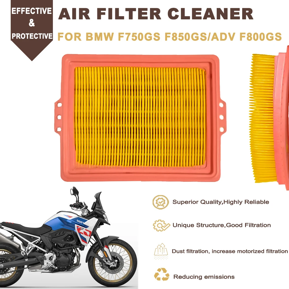 

Motorcycle Air Intake Filter Cleaner Purification Replacement For BMW F850GS F750GS F800GS ADV F900XR F900R F900GS ADV 2017-2024