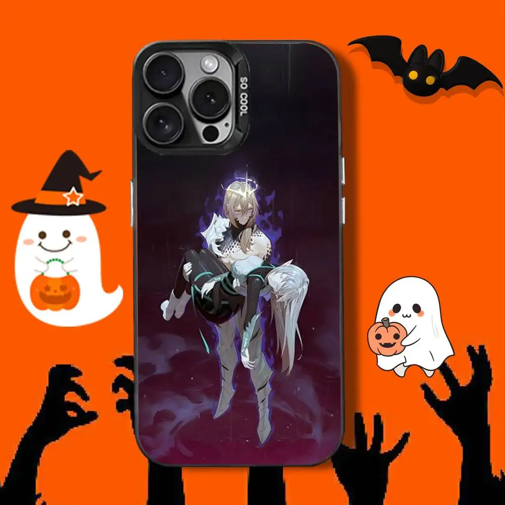 حافظة هاتف The Beginning A-After End-E لهاتف iPhone 16,12,13,17,15,1,11,Mini,Pro,SE,XS,MAX,غطاء سيليكون أسود غير لامع