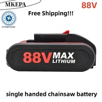 Newest High Electric Pruning Saw Single Hand Electric Saw Logging Electric Chain Saw 18650 rechargeable Battery .88V Battery