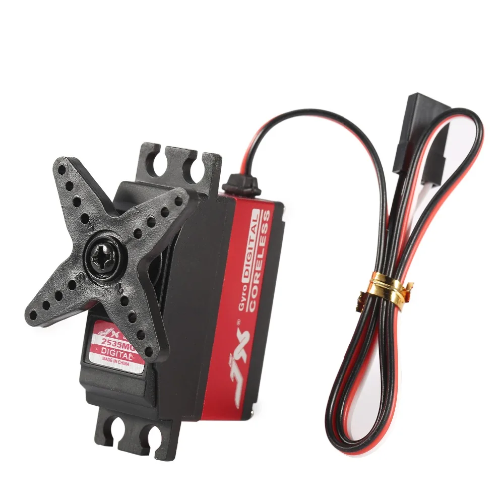 PDI-2535MG JX сервопривод 3,95 кг металлическая Шестерня цифровой задний гироскоп сервопривод для вертолета с неподвижным крылом TREX 450 500 ALZRC Devil 420 380 505