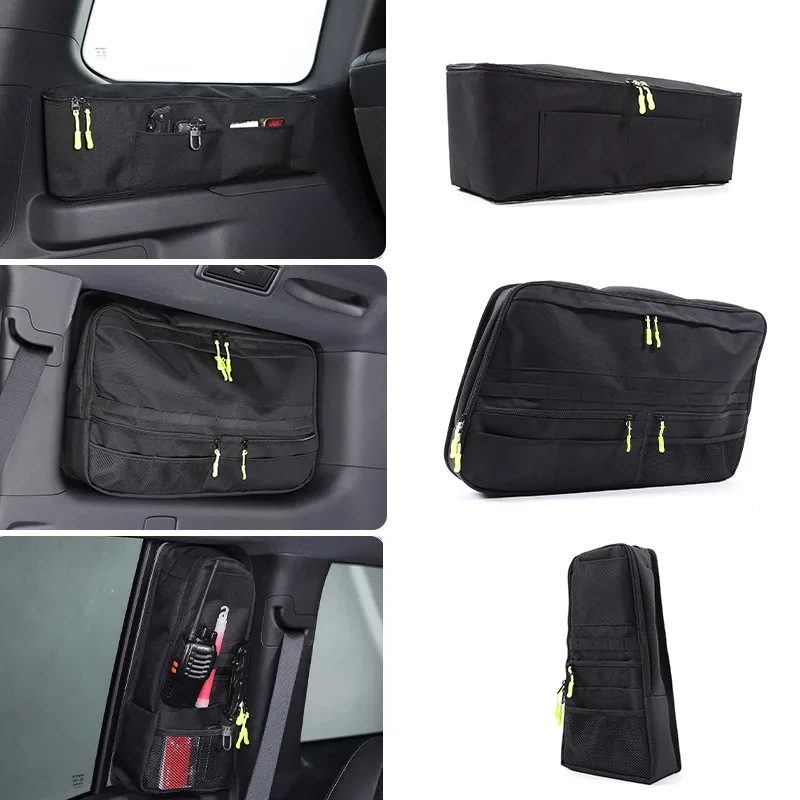 For Toyota Land Cruiser Prado LC250 2024 2025 Oxford Cloth Car Trunk Side Multifunctional Storage Bag Car Interior Accessories