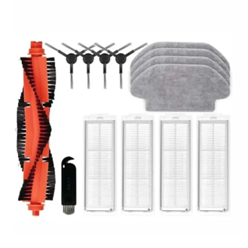 A24P 14PCS For Xiaomi Mi Robot Vacuum Mop 2S / Mop P / Mop Pro / XMSTJQR2S / STYTJ02YM Accessories Main Side Brush Filter Mop