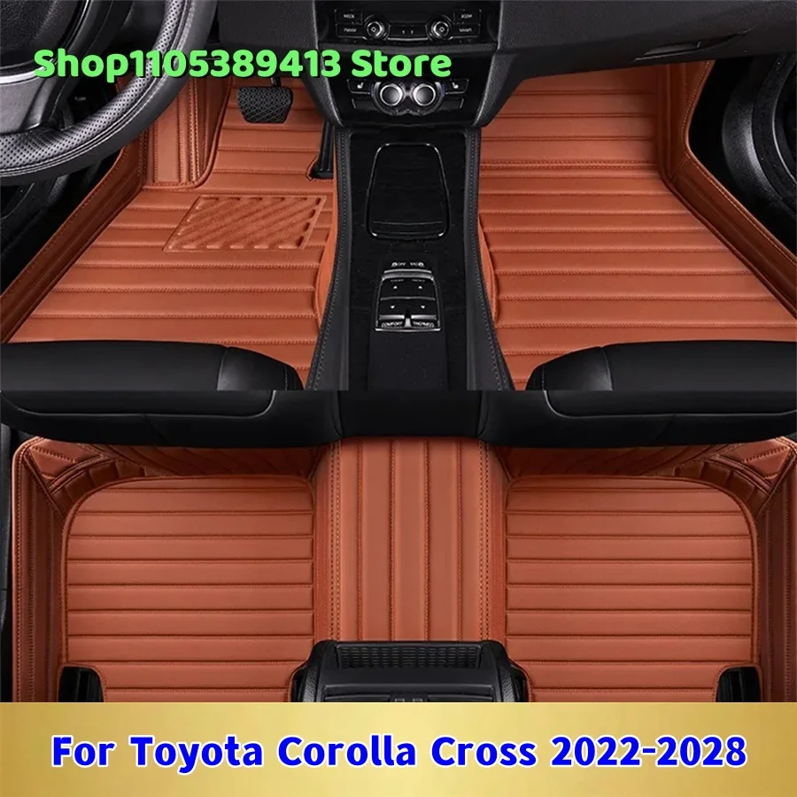 

Leather Car Mat Interior Accessories Custom Car Floor Mats For Toyota Corolla Cross 2023 2024 2025 2026 2027 2028 Mats Carpets