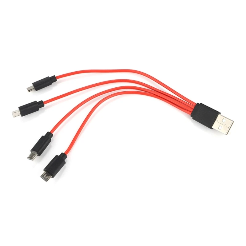 Multi Micro USB Charging Cable 4 in 1 USB 2.0 A Male to 4 Micro USB Male,Micro USB Splitter Cable Charging Cord Adapter