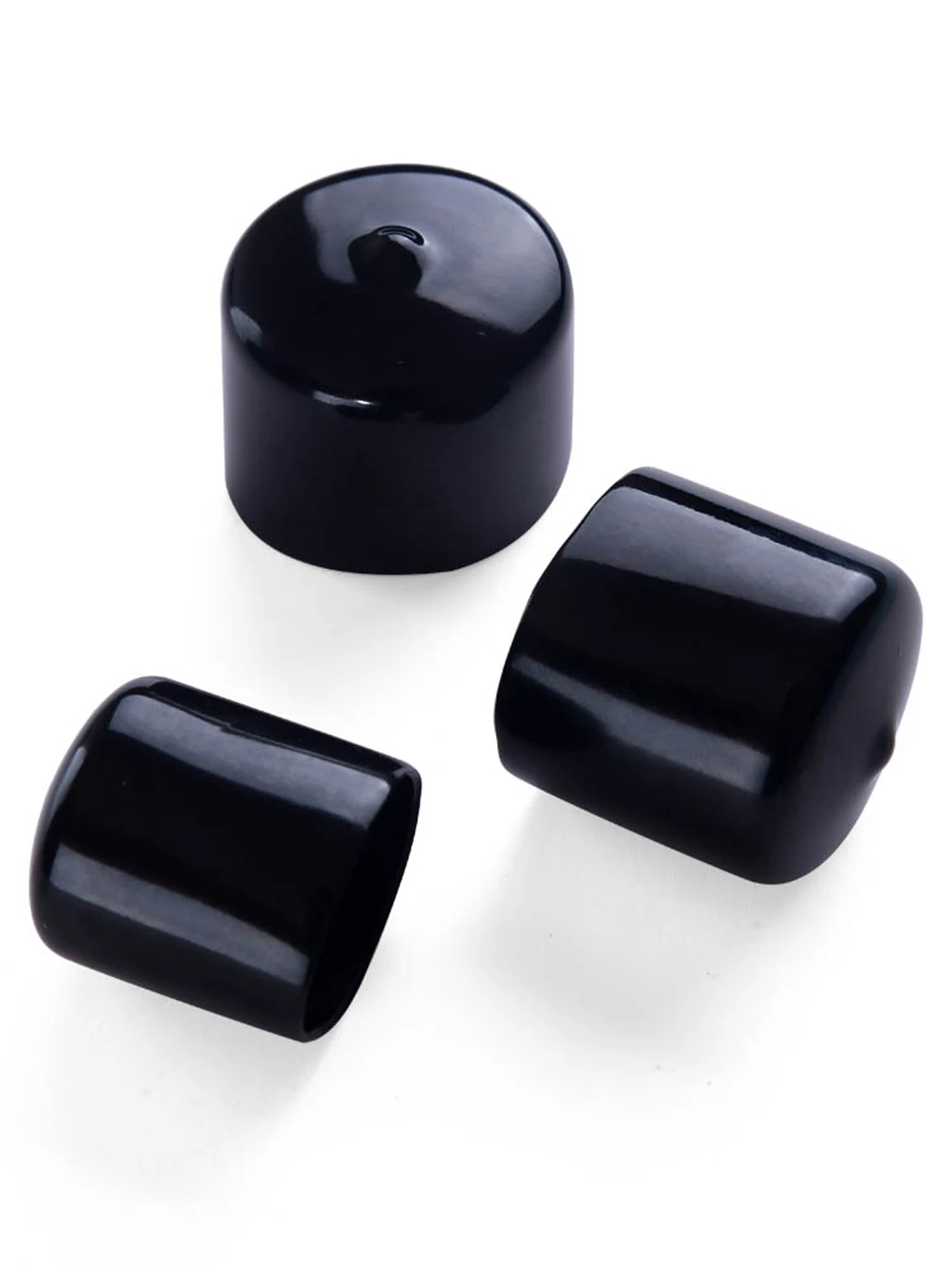 1-20PCS 1.3-70mm Black/Red Silicone Rubber Round Pipe End Cap Sealing Cap U-shaped Plug Furniture Chair Leg Pad Anti-Slip