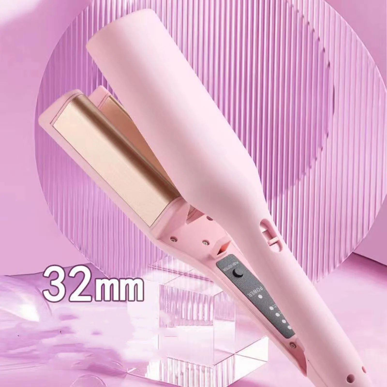 

32mm French Bubble Hair Curler For Wavy Curls Styling Tool With Heat Protection Suitable For Home Salon Use