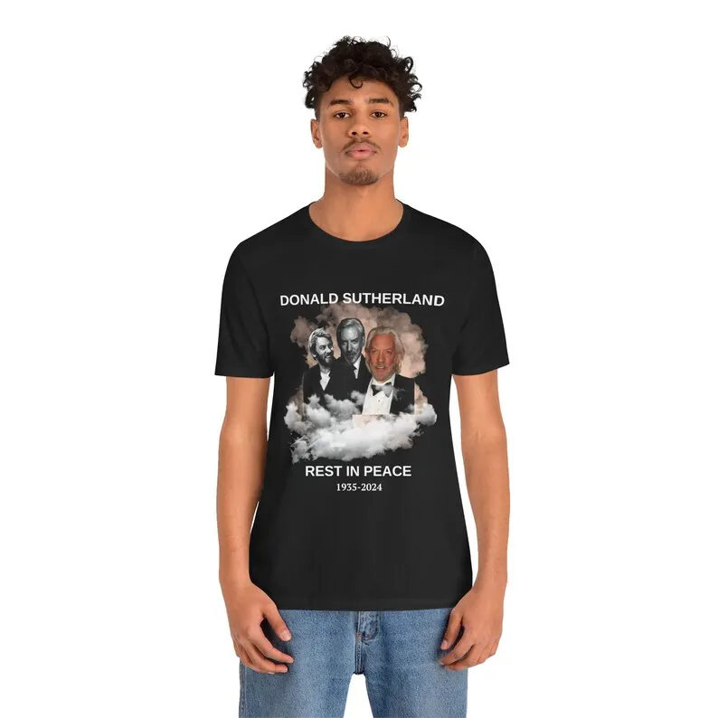 Donald Sutherland ShirT Rip Donald Sutherland 1935-2024  Sweatshirt Shitpost  Tee Tshirt