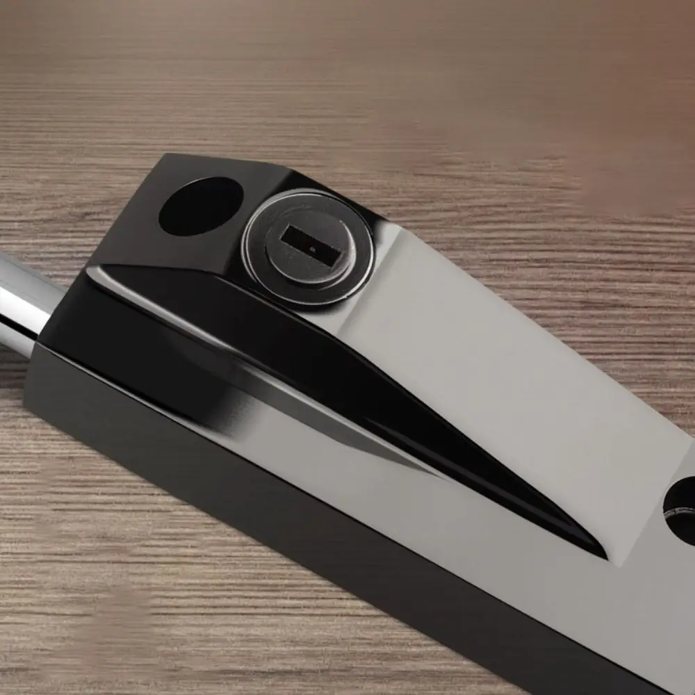 

Дверной замок в рамке из алюминиевого сплава, двойной дверной замок, противоугонный невидимый двойной замок, вращающийся замок, замок для стеклянной двери, домашняя безопасность