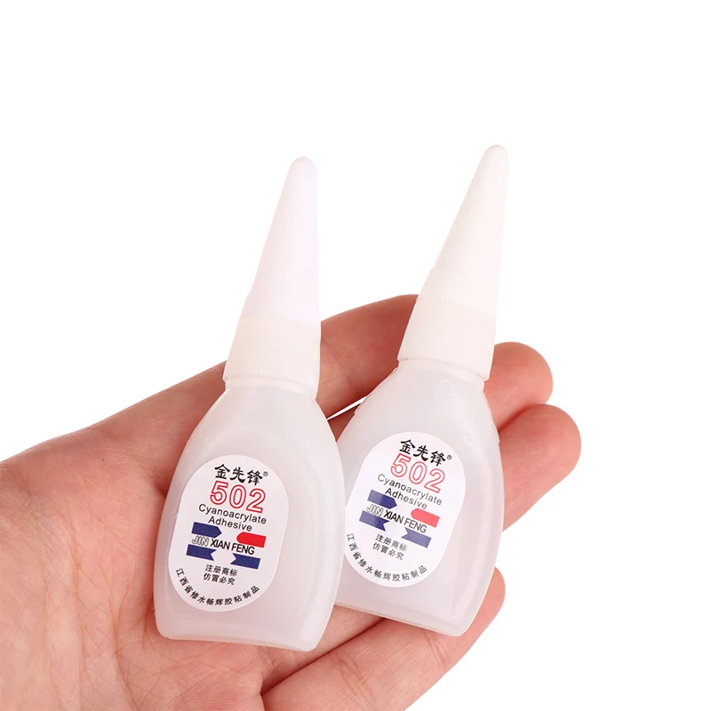 20mL/60mL Quick-drying Super Glue 502 Instant Strong Adhesive Toys Crafts Shoes Paper Plastic Fast Repairing Universal Adhesion