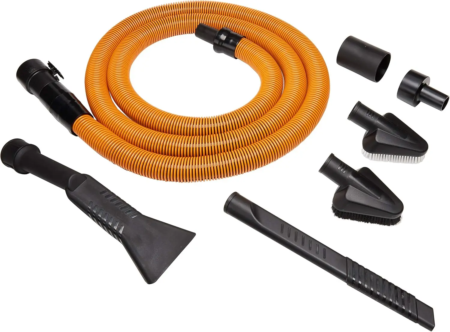 

7-Piece Auto Detailing Vacuum Hose Kit for 1 1/4 Inch Wet/Dry Vacuums, Includes Hose and Tools
