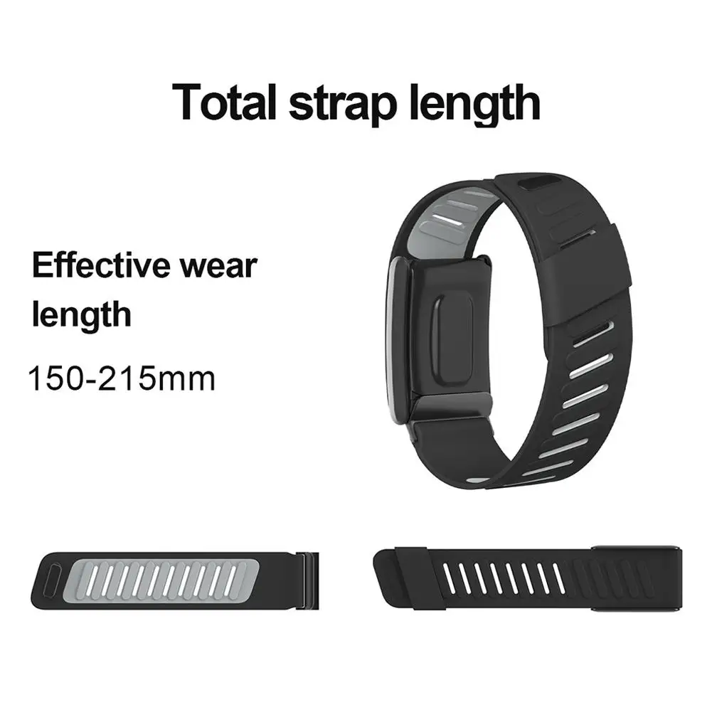 For Whoop 5.0 Band Dual Color Silicone Replacement Strap for Whoop Bracelet 5.0 Sweatproof Fitness Watch Strap Accessory