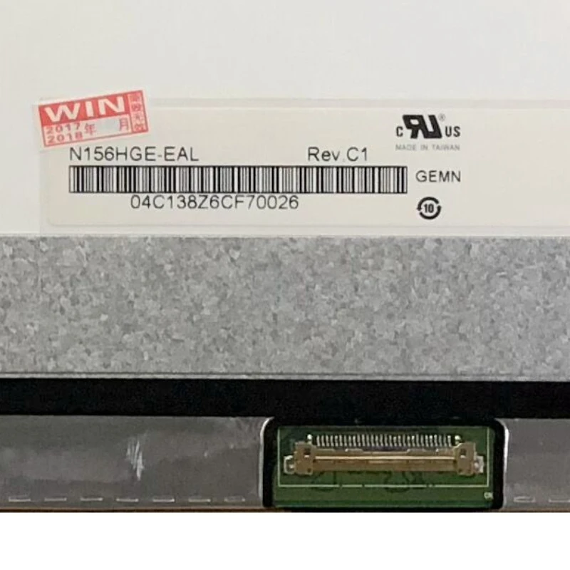 N156HGE-EAL fit LTN156HL01 LP156WF4 SPB1 N156HGE-EA1 EB1 EAB HB156FH1-301 -401 B156HTN03.5.6.7.8.9.0 EDP 30 PIN 1920X1080